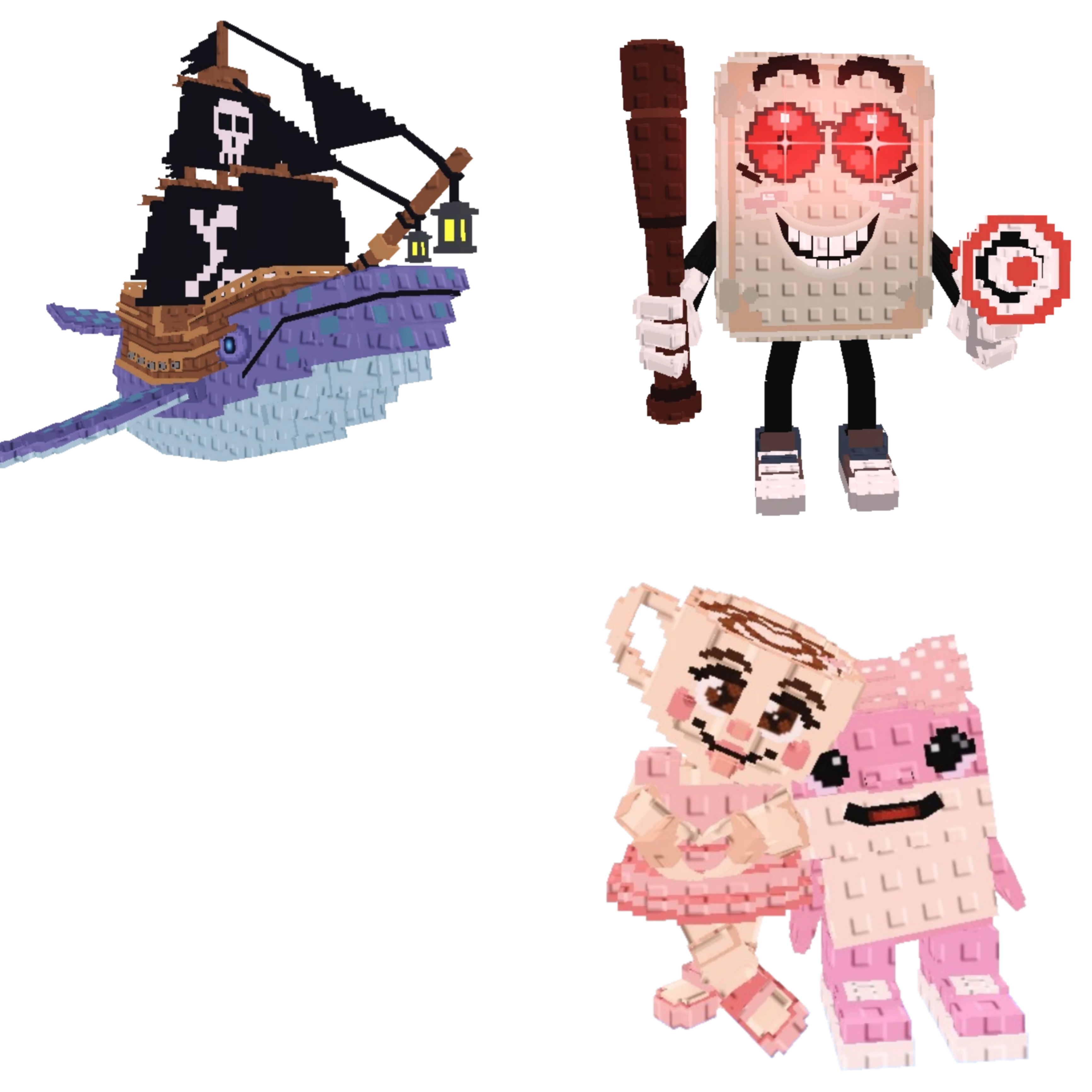 [BUNDLE] - 🍋‍🟩 1x Capitano Moby 🍋‍🟩 1x Tang Tang Keletang 🍋‍🟩 1x Las Sis