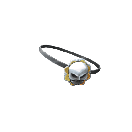Silver Skull Shaped Eyepatch - Roblox Toy Code