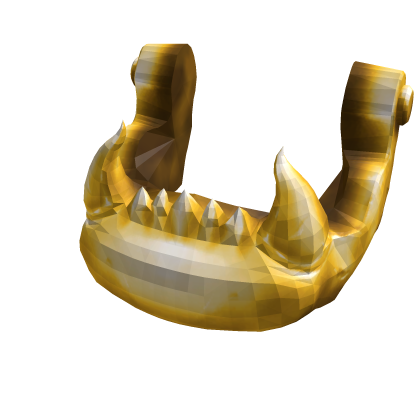 Gold Chomper Jaw - Roblox Toy Code