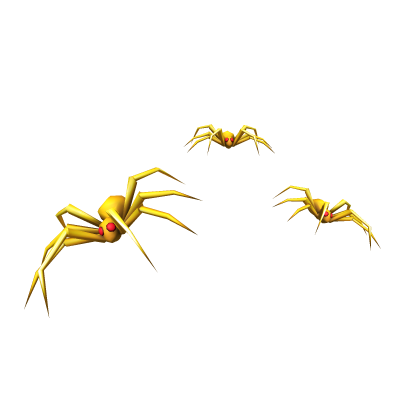 Pile of Golden Spiders - Roblox Toy Code