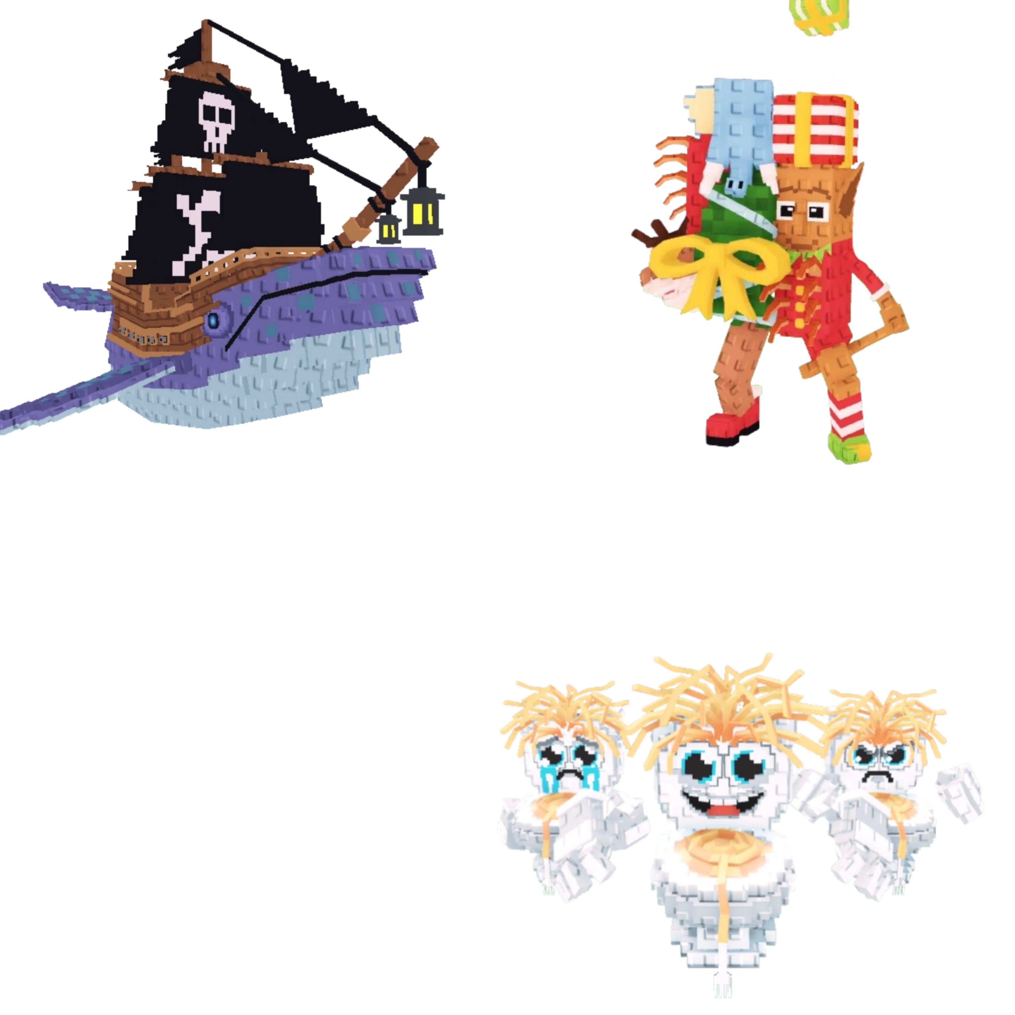 [BUNDLE] - 🍐 1x Capitano Moby 🍐 1x La Jolly Grande 🍐 1x Los Spaghettis