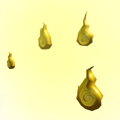 Golden Cursed Flames - Roblox Toy Code