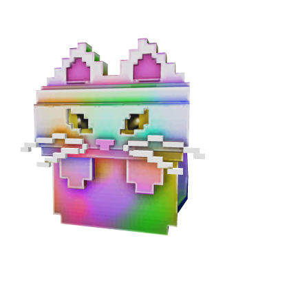 8-Bit Rainbow Cat Backpack - Roblox Toy Code