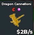 BS11609 Dragon Cannelloni Gold 2B/s