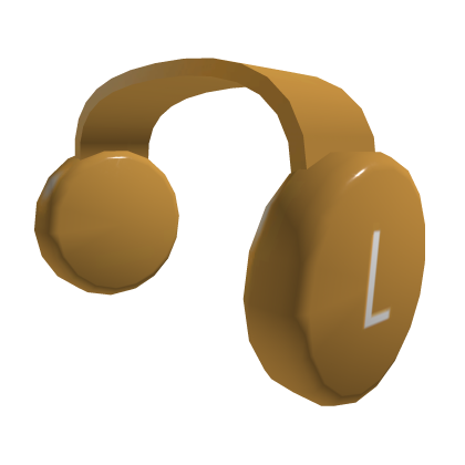 Gold Clockwork Headphones - Roblox Limited