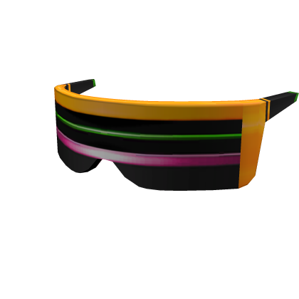 Neon Chrome Glasses - Roblox Limited