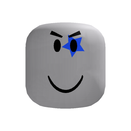 Blue Rock Star Smile - Roblox Limited