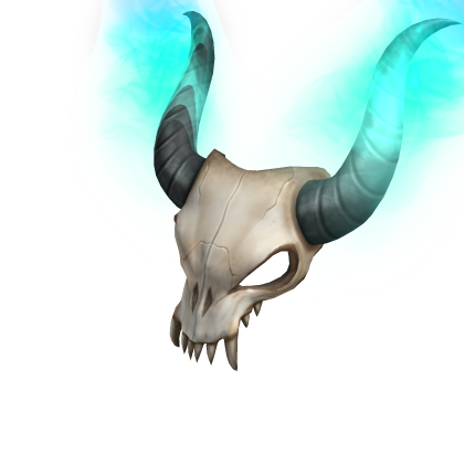 Ice Fire Ram Skull Helm - Roblox Limited