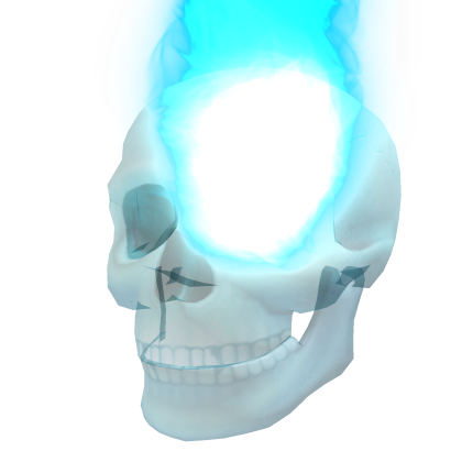 Blue Inferno Skull - Roblox Limited