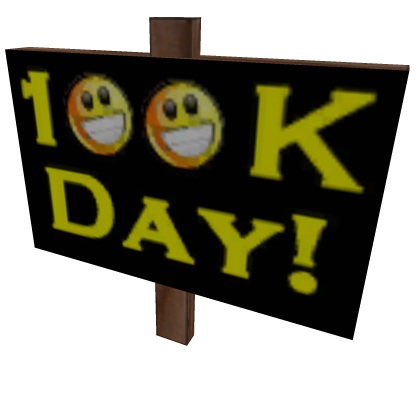 Happy 100K Day - Roblox Limited