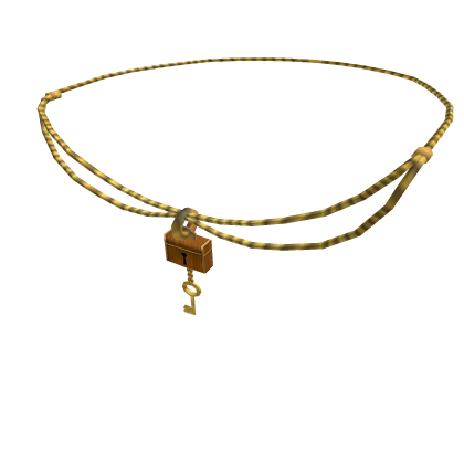 Lock N Key Necklace - Roblox Limited