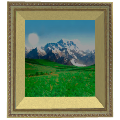 Portrait of a Hero in the Alps - Roblox Limited