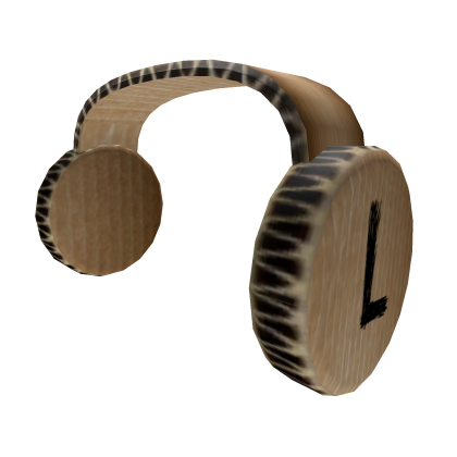 Recycled Cardboard Headphones - Roblox Limited