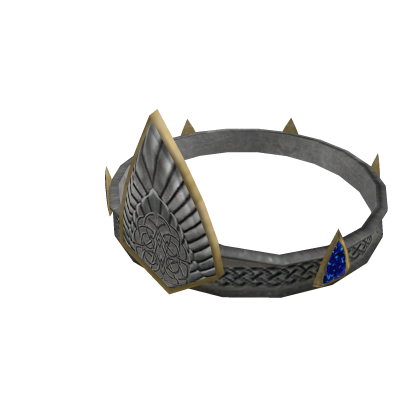 Platinum and Sapphire Circlet of the Elven King - Roblox Limited