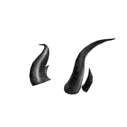 Black Iron Horns - Roblox Limited