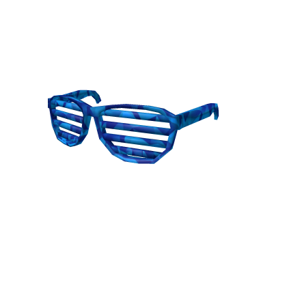 Blue Sparkle Time Shutter Shades - Roblox Limited