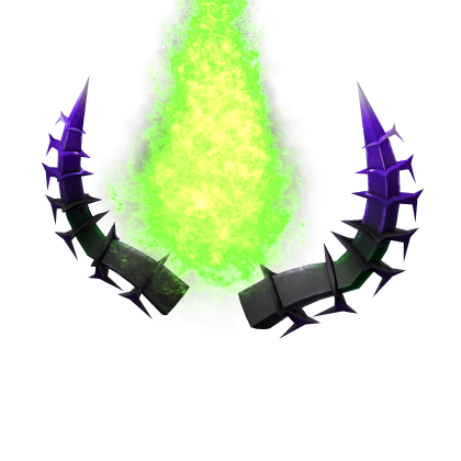 Poisoned Horns of the Toxic Wasteland - Roblox Limited