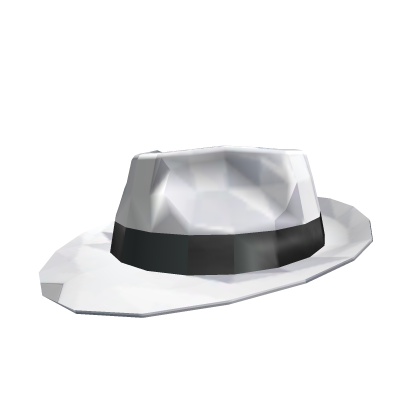 White Sparkle Time Fedora - Roblox Limited