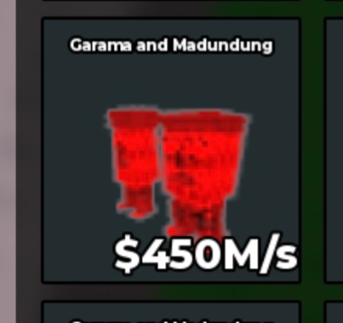 BS11629 Garama and Madundung Cursed 450M/s