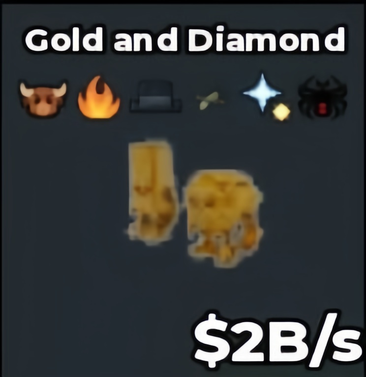 BS11635 Gold and Diamond With Clean Traits 6 Traits Gold 2B/s