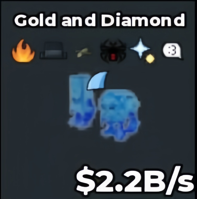 BS11636 Gold and Diamond With Clean Traits 7 Traits Diamond 2.2B/s