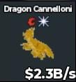 BS11638 Dragon Cannelloni Gold 2.3B/s