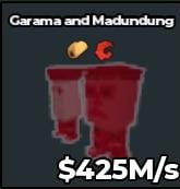 BS11668 Garama and Madundung Cheap Bloodrot 425M/s