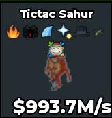 BS11670 Tictac Sahur 993.7M/s