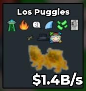 BS11684 Los Puggies Gold 1.4B/s