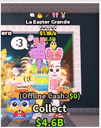 LA EASTER GRANDE 1.1B/S (BUNNY + 4 TRAITS) – STEAL A BRAINROT – FAST DELIVERY & TRUSTED #L7ZR3V