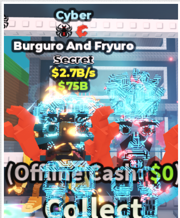 CYBER BURGURO AND FRYURO 2.7B/S (SPIDER + CRAB) – STEAL A BRAINROT – FAST DELIVERY & TRUSTED #Y9VC4T