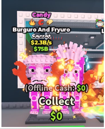 CANDY BURGURO AND FRYURO 2.3B/S (TACO + 2 TRAITS) – STEAL A BRAINROT – FAST DELIVERY & TRUSTED #B7ZN5H
