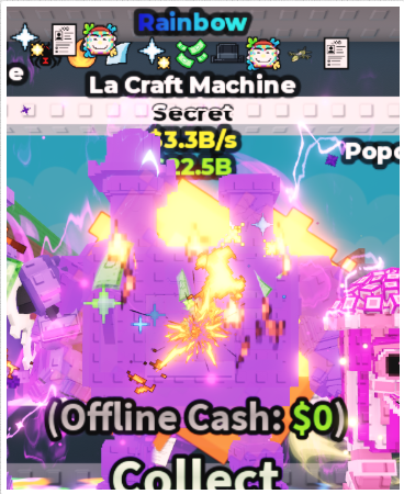 RAINBOW LA CRAFT MACHINE 3.4B/S (MONEY + 8 TRAITS) – STEAL A BRAINROT – FAST DELIVERY & TRUSTED #D6QX2M