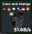 BS11697 Coco and Mango Phantom Phantom 1.6M/s