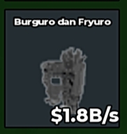BS11701 Burguro and Fryuro Phantom 1.8B/s
