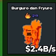 BS11702 Burguro and Fryuro 1yr Trait Lava 2.4B/s