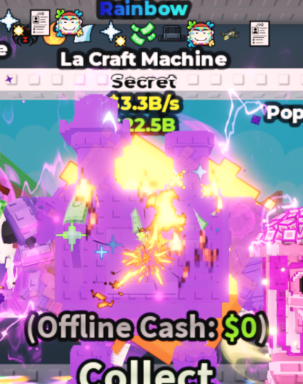 RAINBOW LA CRAFT MACHINE 3.4B/S (MONEY + 8 TRAITS) – STEAL A BRAINROT – FAST DELIVERY & TRUSTED #D6QX2M