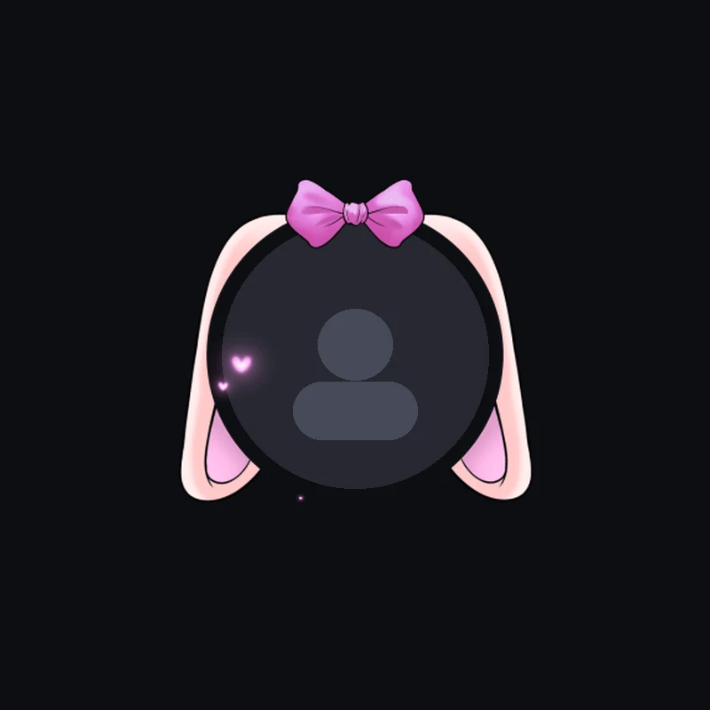 Discord Bunny Babe Avatar Decoration 🎁 | Gift Link | Instant & Safe