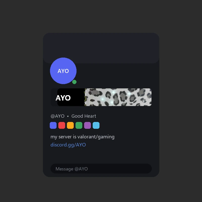 Discord Leopard Print Nameplate 🎁 | Gift Link | Instant