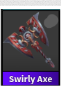 SWIRLY AXE - MURDER MYSTERY 2 - FAST DELIVERY & TRUSTED