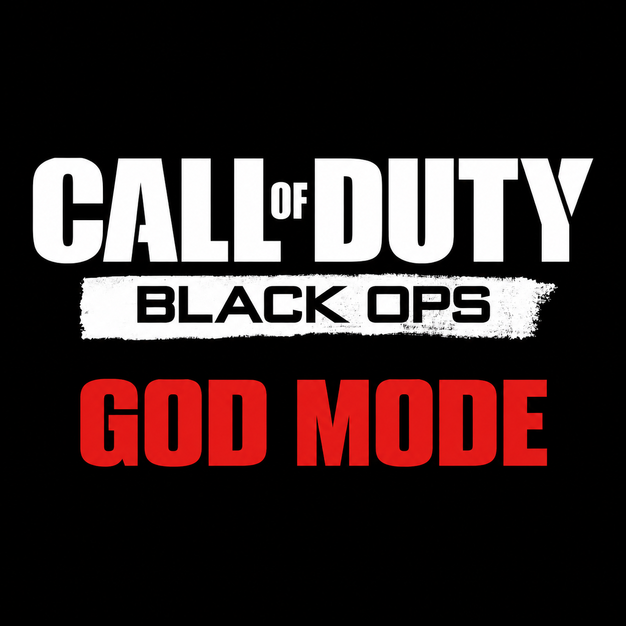 BO1 BLACK OPS 1 🔥 GOD MODE + INVISIBLE CLASSES 🔥 NEVER DIE / PS4 - PS5