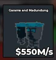 BS11722 Garama and Madundung Cyber 550M/s