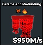 BS11750 Garama and Madundung Trait FIRE BEE(Rare) Cursed 900M/s
