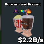 BS11751 Popcuru and Fizzuru Rare Trair Witch Hat 2.2B/s