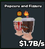 BS11752 Popcuru and Fizzuru Rare Trait Pumpkin🎃 1.7B/s