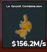 BS11757 La Secret Combinasion Gold 156.2M/s