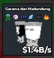 BS11764 Garama and Madundung Yin Yang 1.4B/s