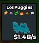 BS11775 Los Puggies Rainbow 1.4B/s