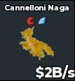 BS11797 Dragon Cannelloni Gold 2B/s