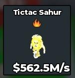 BS11818 Tictac With Fier Traits Divine 562.5M/s